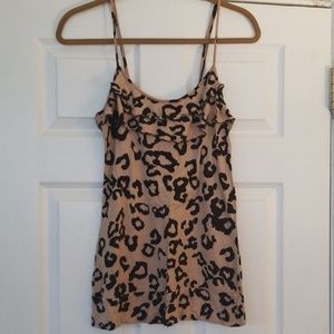 Wet seal leopard print top